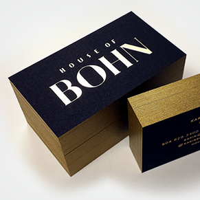 BLACK BUSINESS CARDS