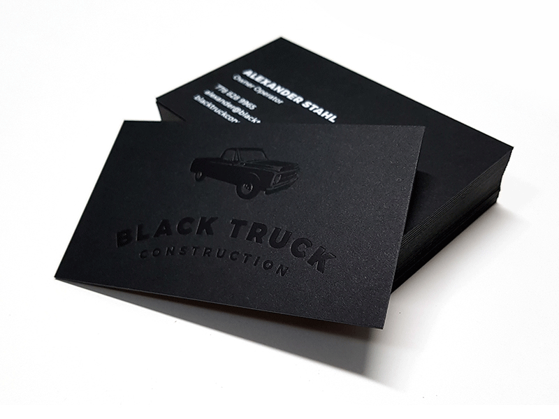 Blcak Truck Construction