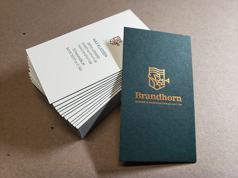 Letterpress Business Cards, Duplex Business Cards