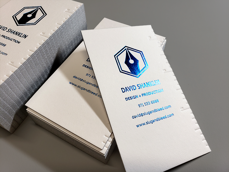 Letterpress Business Cards