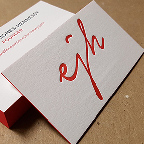 Letterpress Business Cards