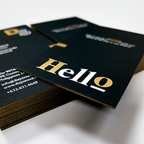 BLACK BUSINESS CARDS