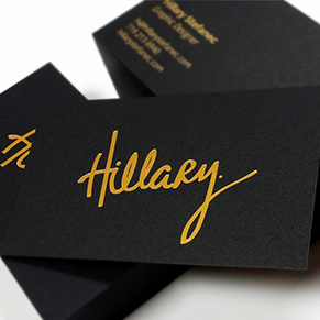 BLACK BUSINESS CARDS