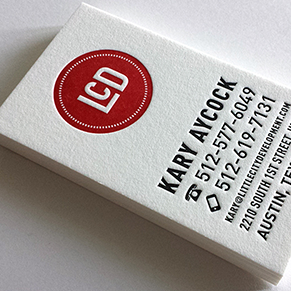 LETTERPRESS BUSINESS CARDS