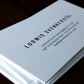 LETTERPRESS BUSINESS CARDS