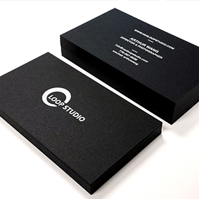 BLACK BUSINESS CARDS