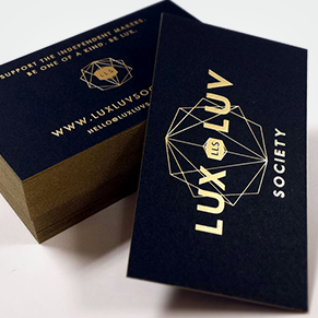 BLACK BUSINESS CARDS