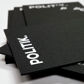 BLACK BUSINESS CARDS