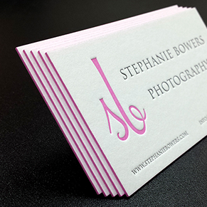LETTERPRESS BUSINESS CARDS