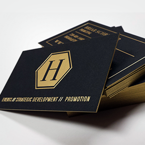 BLACK BUSINESS CARDS