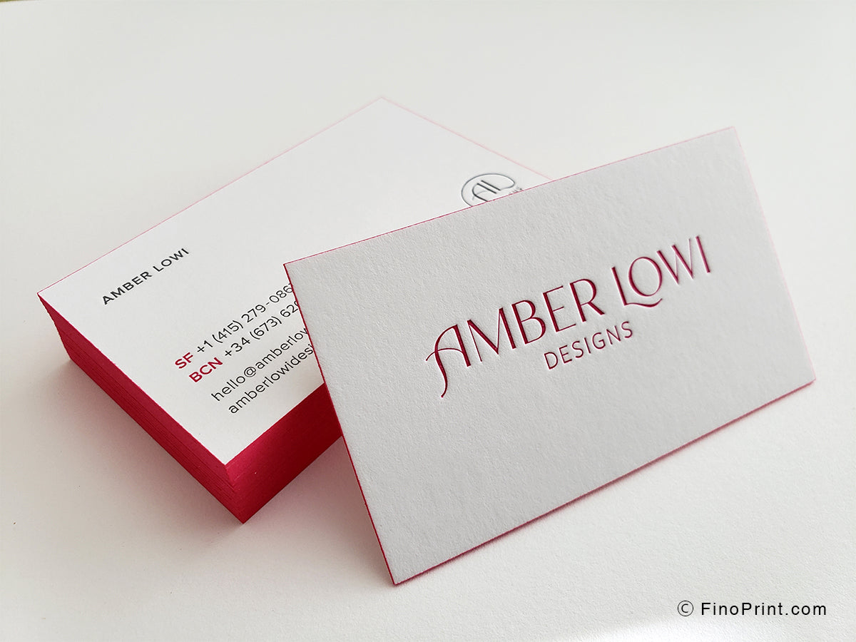 Letterpress Business Cards