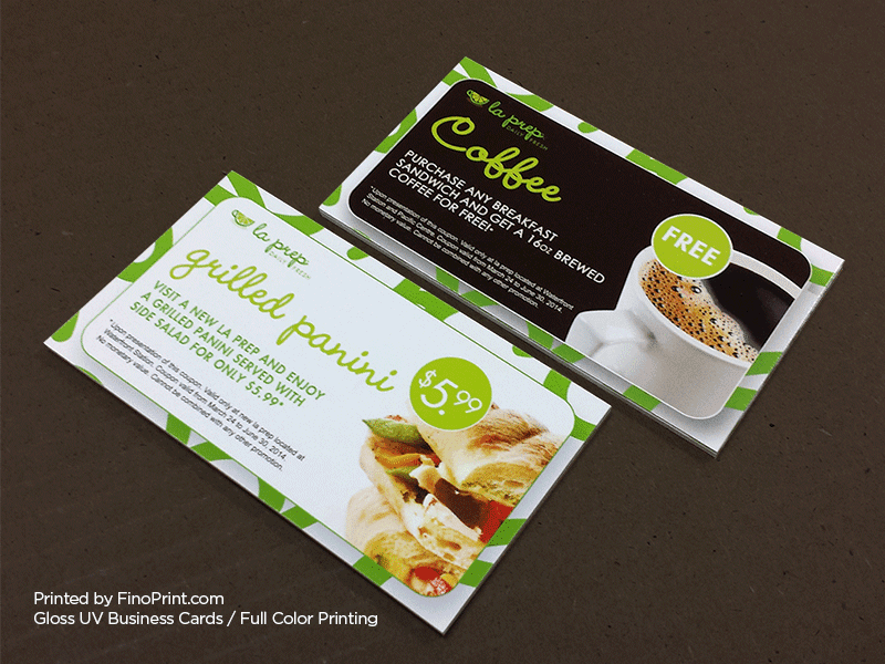 Gloss UV Business Cards, Full-color Printing, 16pt Paper