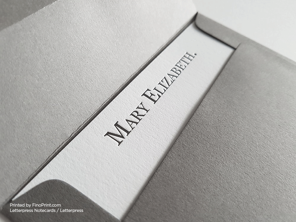 Letterpress Notecard, gold foil Notecard, Letterpress