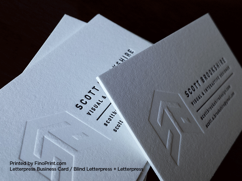 Letterpress Business Cards