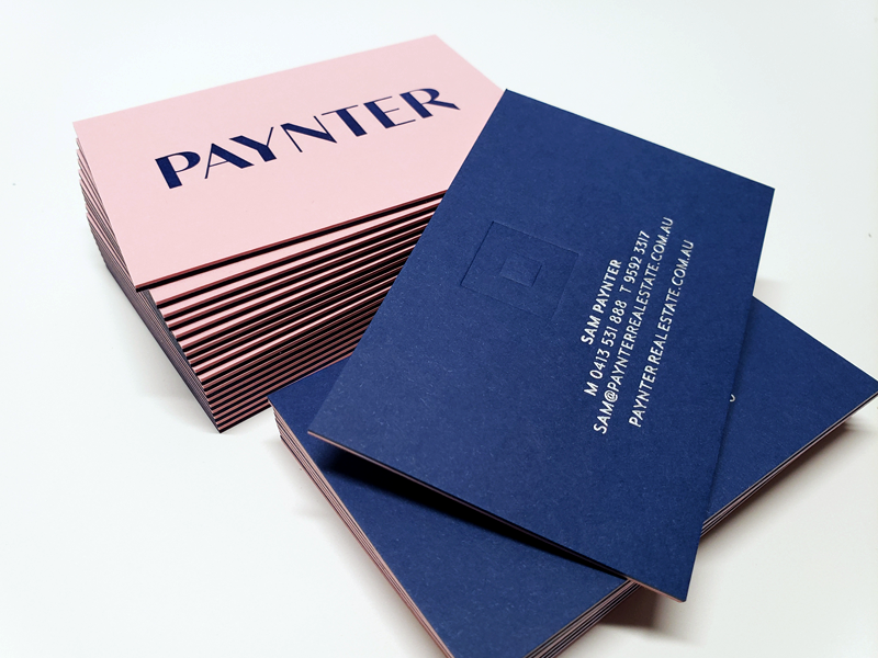 Duplex Business Cards.