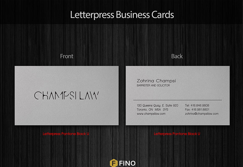 Grey Business Card design