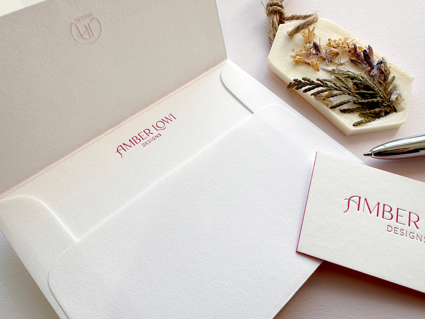 Letterpress Notecard with Envelopes
