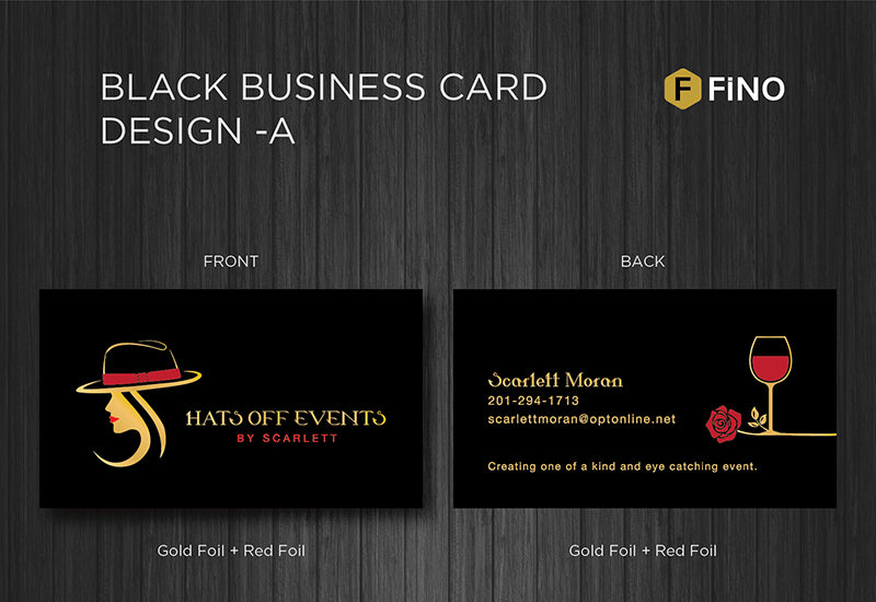 Black Business Card design