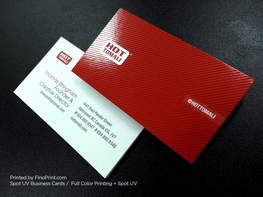 Spot UV Business Cards, Full Color Printing